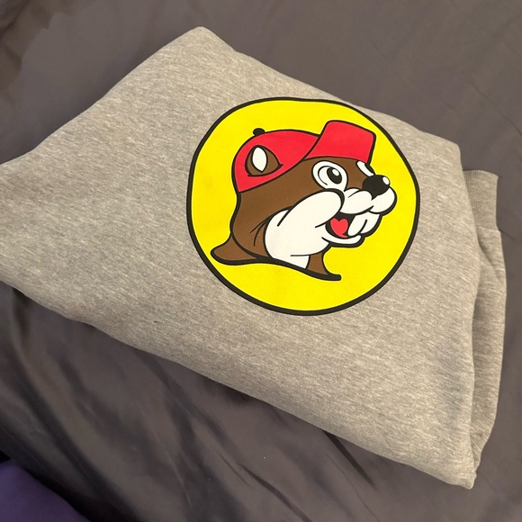 Buc-ees pullover hoodie unisex! Barely worn. Size M - Picture 3 of 3